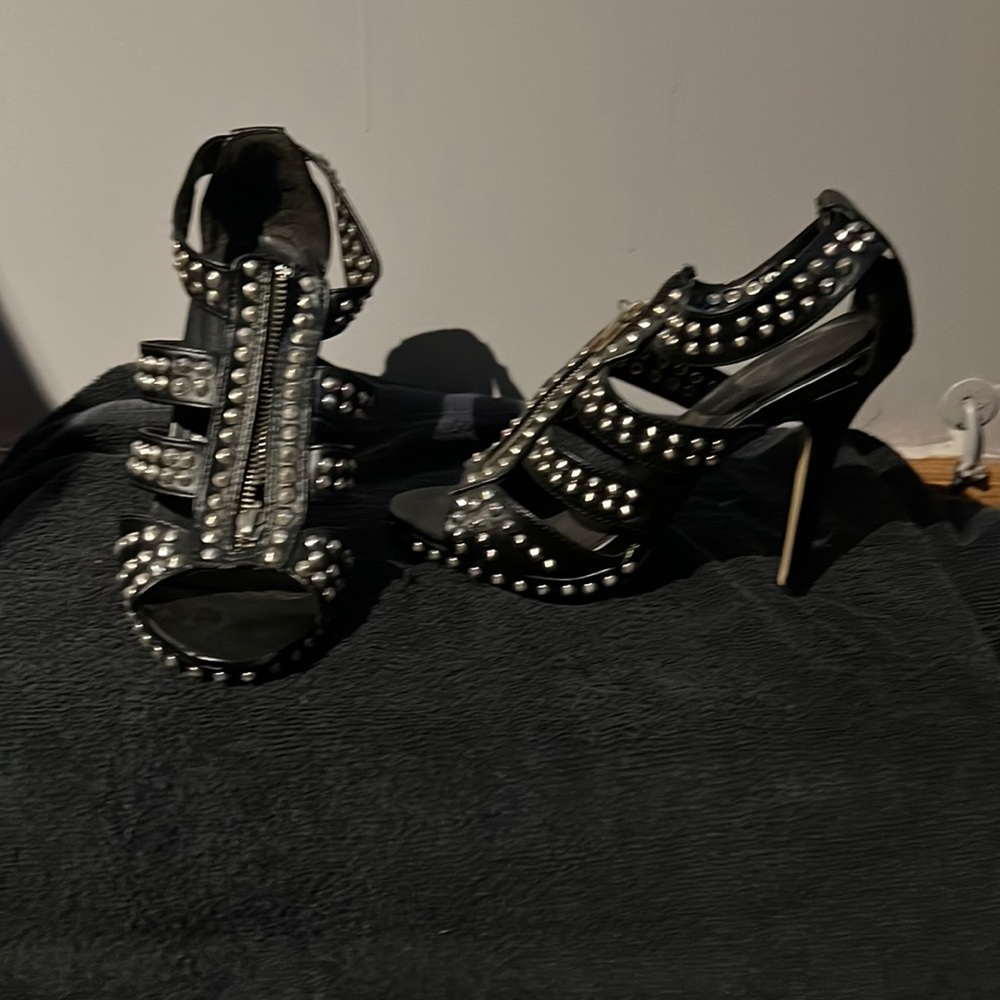 Studded heels